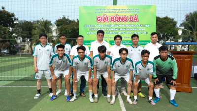 LAN TỎA TINH THẦN ĐOÀN KẾT QUA GIẢI BÓNG ĐÁ NGÀNH NÔNG NGHIỆP VÀ MÔI TRƯỜNG LẦN THỨ I 